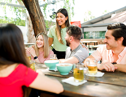 Open-Air Cafe